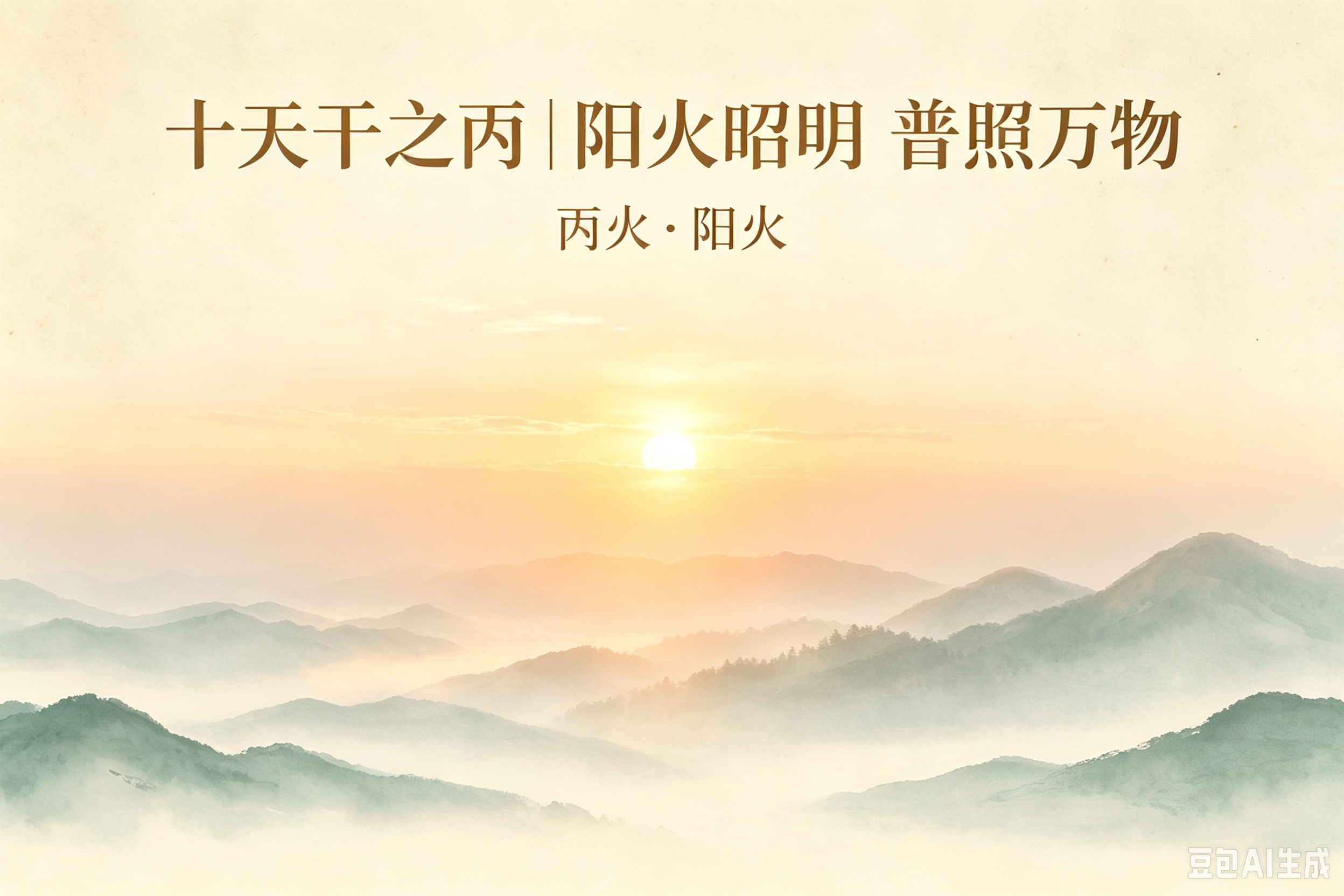 十天干之丙:阳火昭明,普照万物的太阳之力