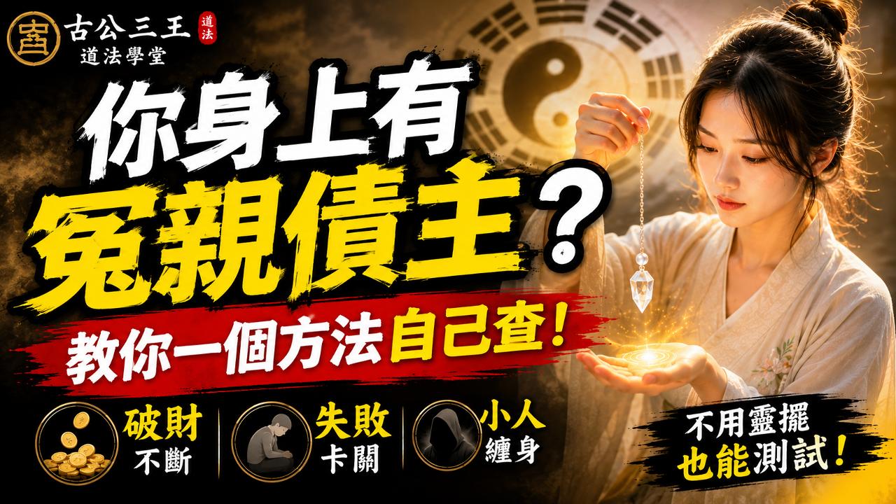 13 你身上有冤亲债主吗?教你一个方法自己查!不用灵摆也能测试
