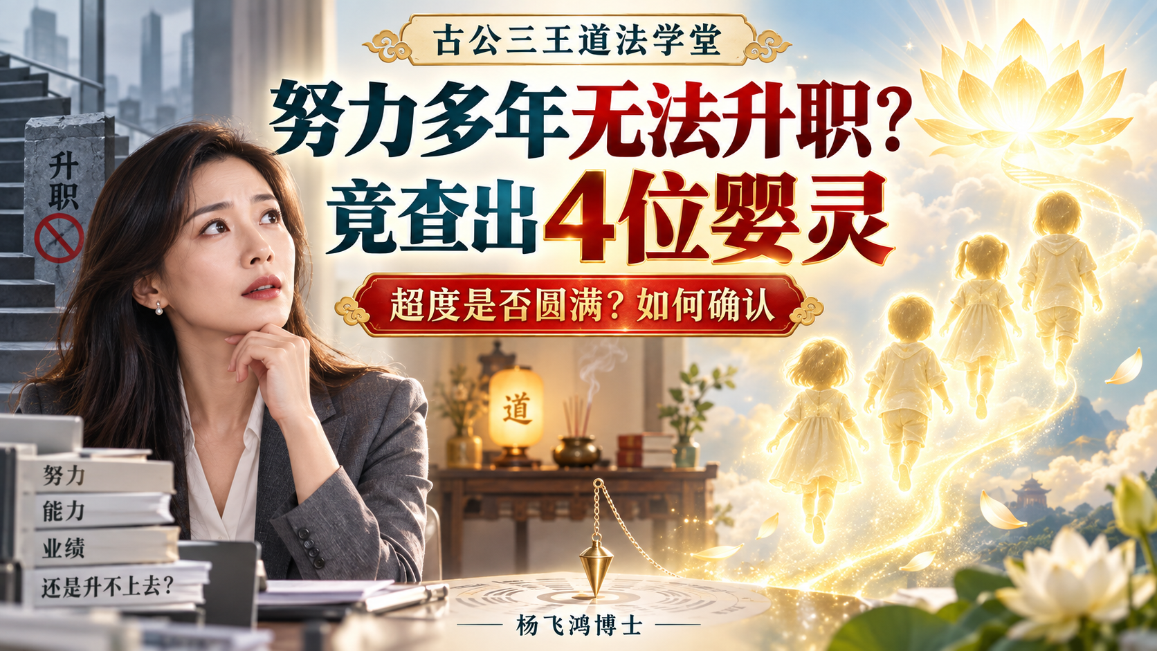 超度4位婴灵，婴0会影响事业吗？多年无法升职，竟查到4位婴灵！超度过为什么还在？