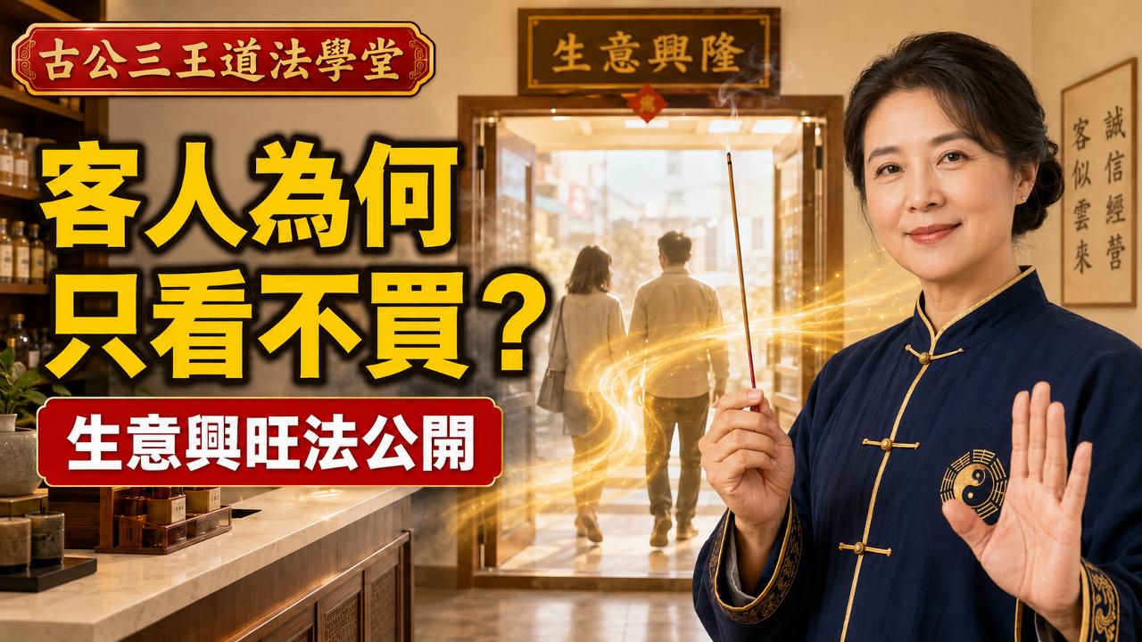 18 客人进店只看不买？问题可能不在商品！道家「生意兴旺法」公开