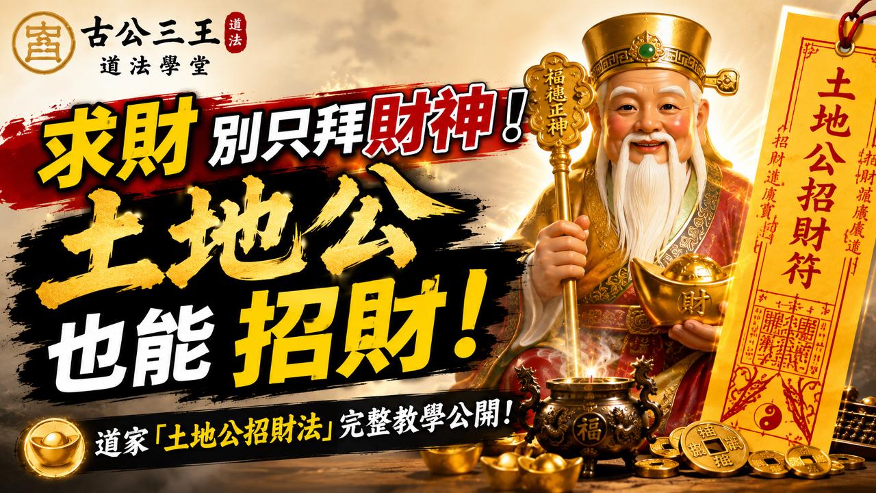 16 想招财，别只知道拜财神！土地公其实离你最近｜道家「土地公招财法」公开