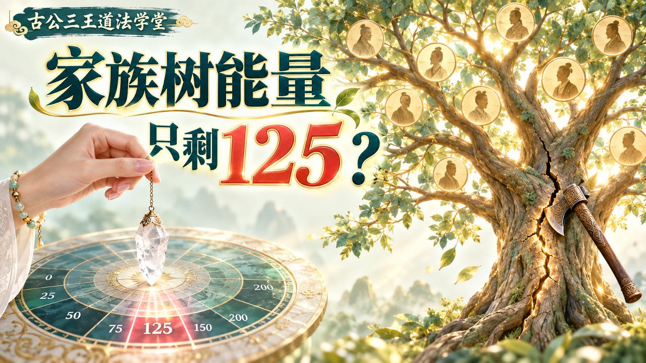 26 灵摆一测，家族树能量只剩125！树干裂痕里竟藏着一把斧头
