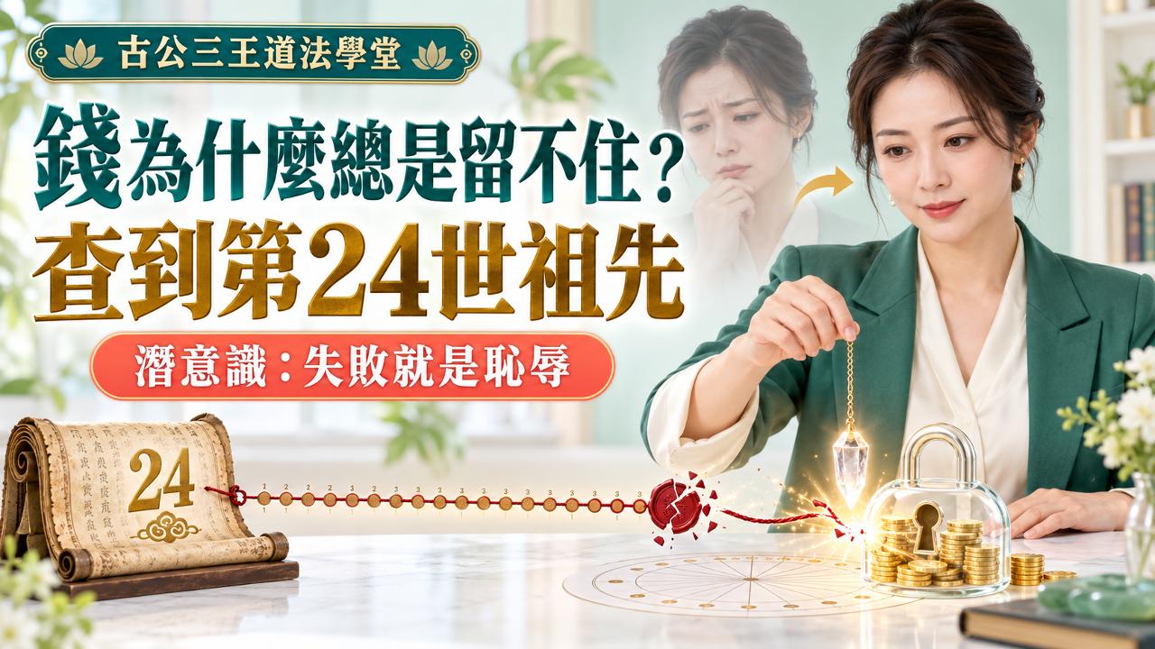 31 钱为什么总是赚不到、留不住？灵摆查出父系第24世祖先留下的财富创伤