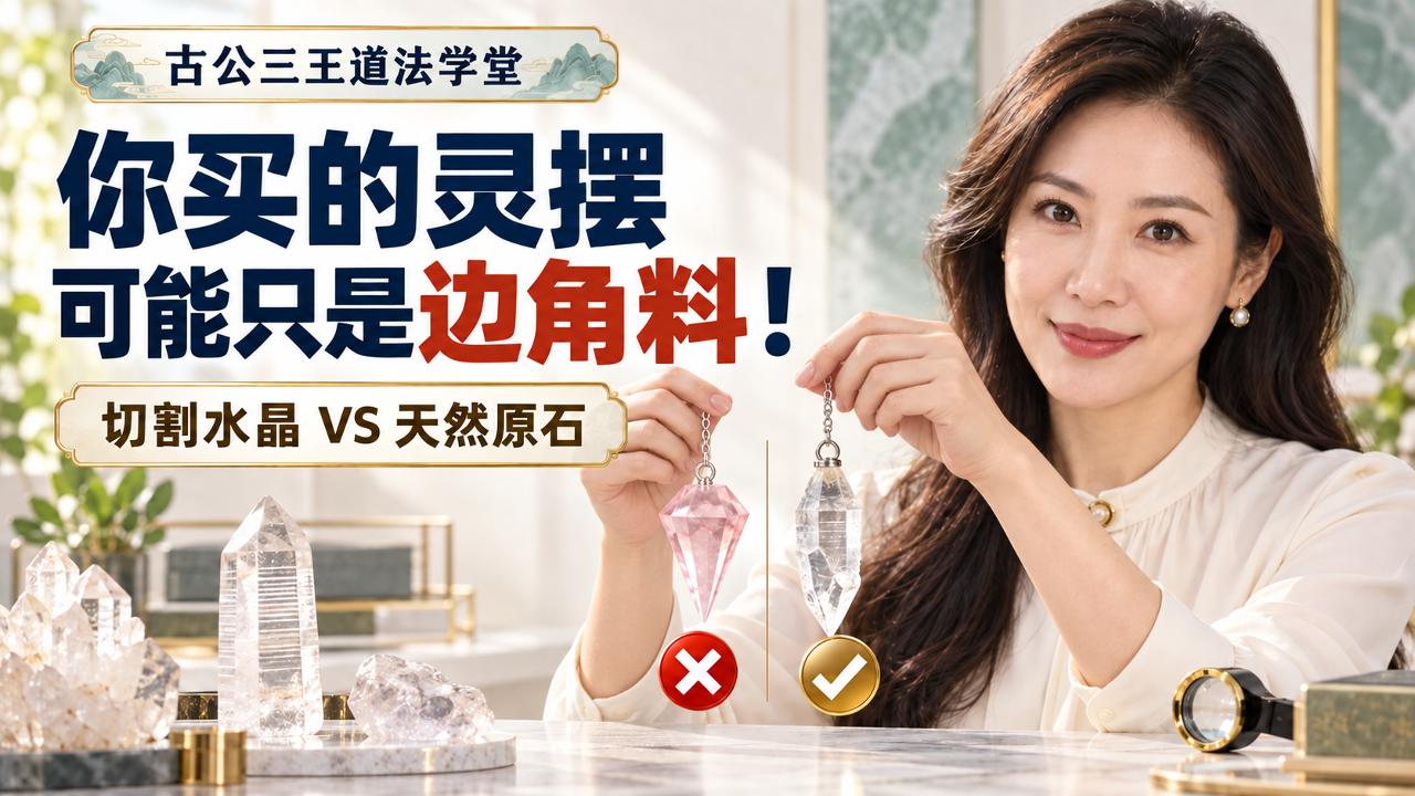 43 再买错灵摆！水晶切得越漂亮，能量反而越弱？真正行家这样选
