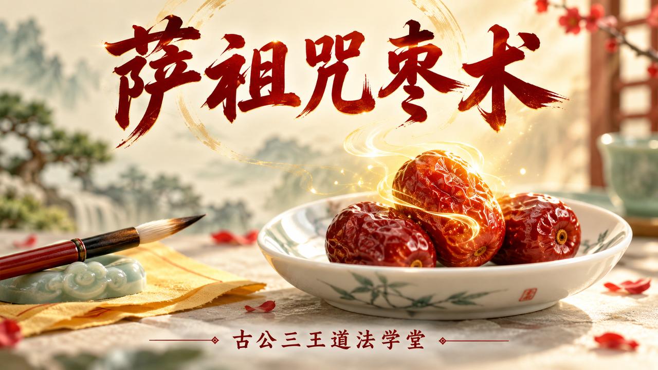 祝由术必备，萨祖咒枣术