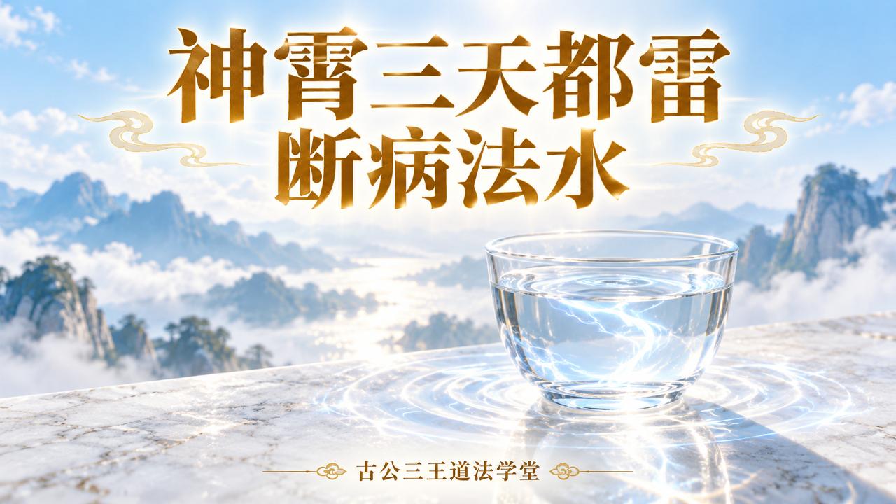 阴性病纠缠，祝由术，三天都雷断病法水