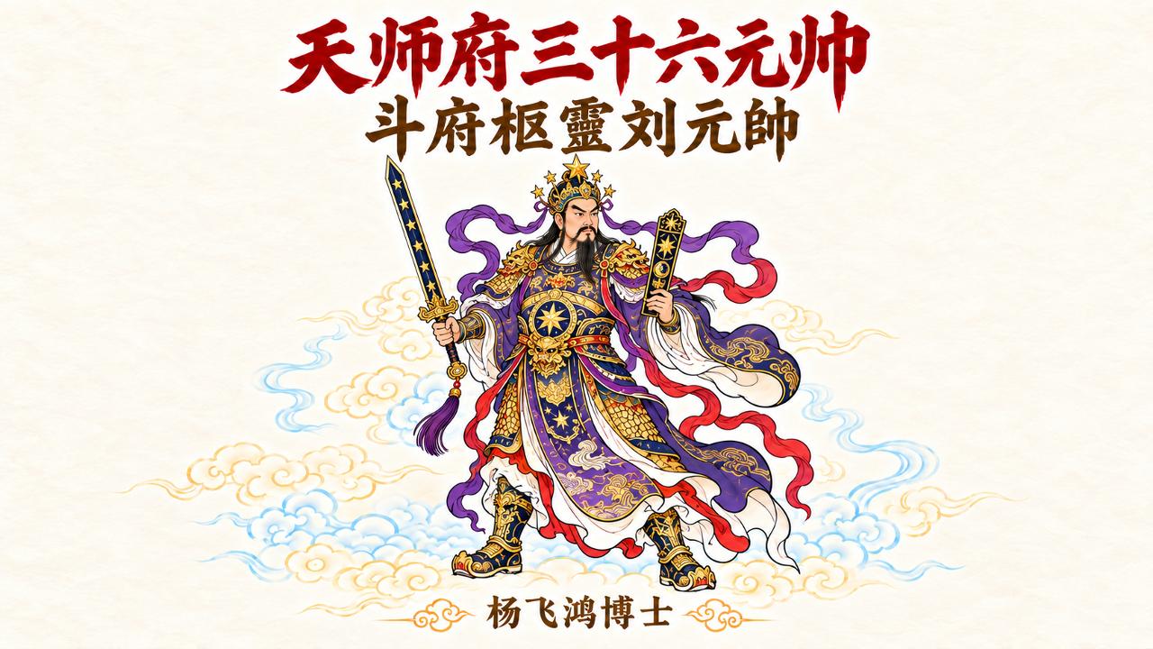 斗府枢灵刘元帅-符箓教学